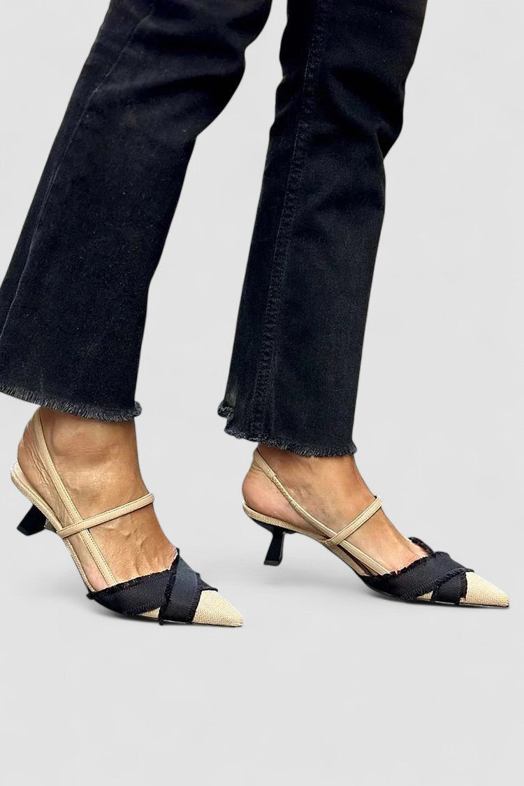 Nikolett - Elegáns slingback cipők