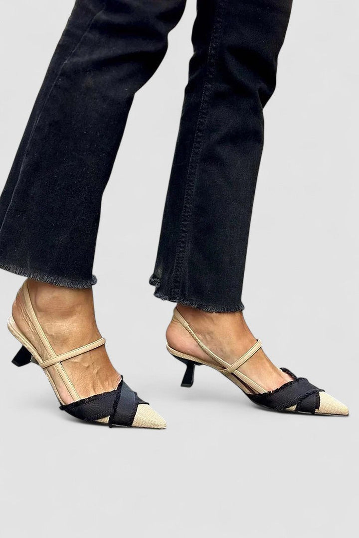 Nikolett - Elegáns slingback cipők