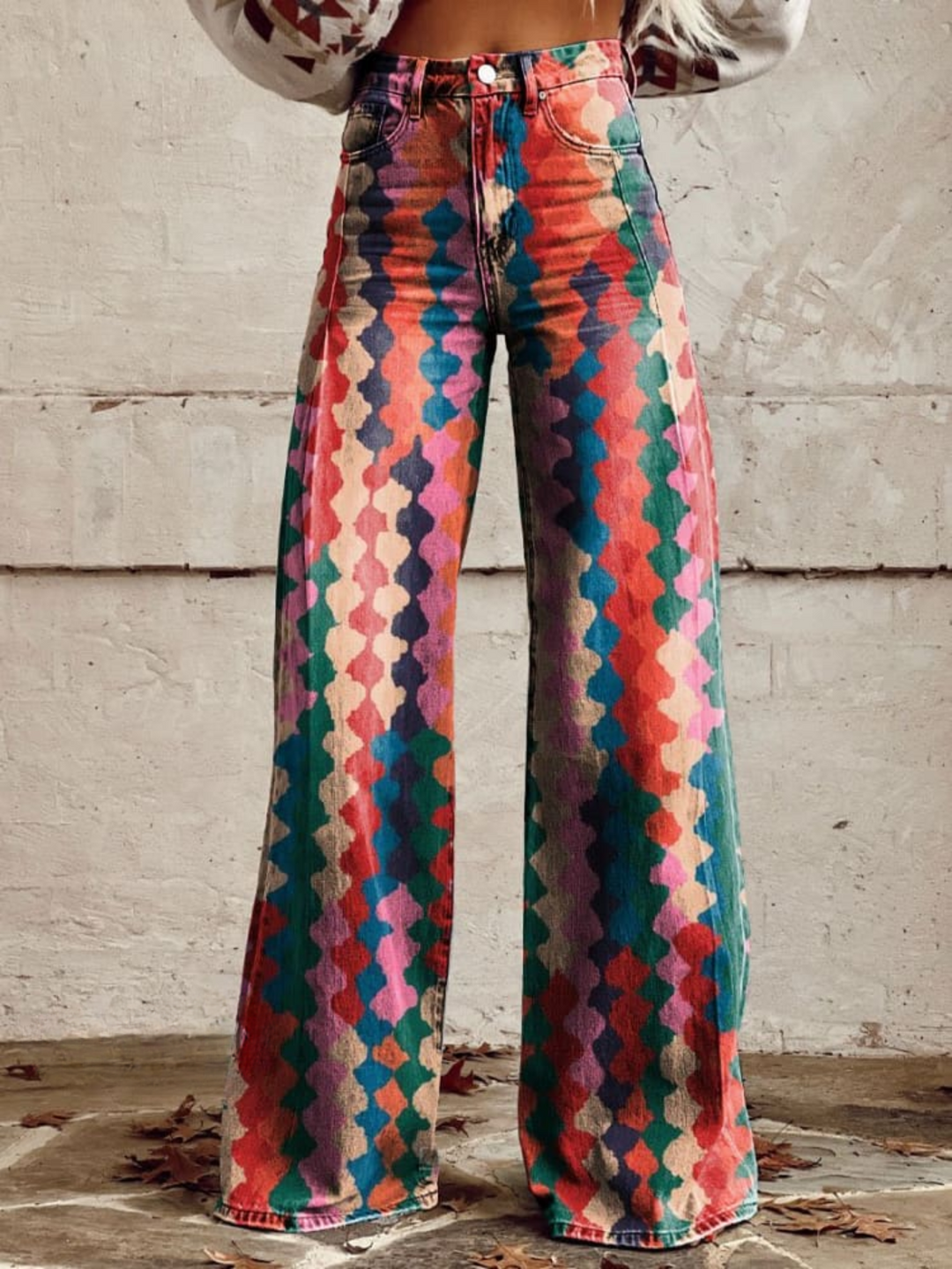 Réka - Elegáns Bohemian Nadrág