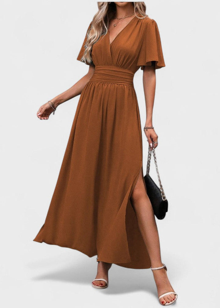 Laura - Elegáns fekete maxi ruha