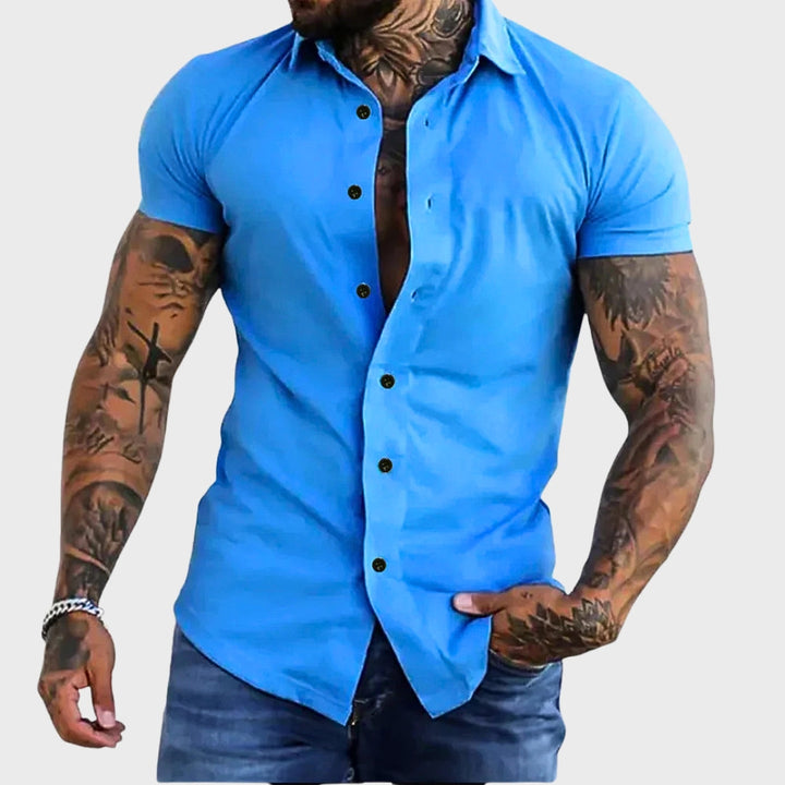 Róbert - Rövidujjú slim ing