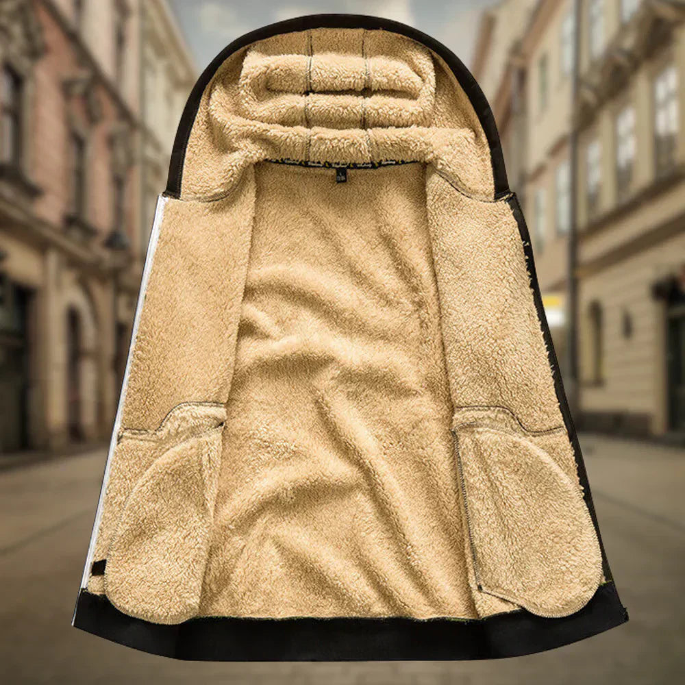 Tibor - Fleece Kapucnis Pulóver Férfiaknak