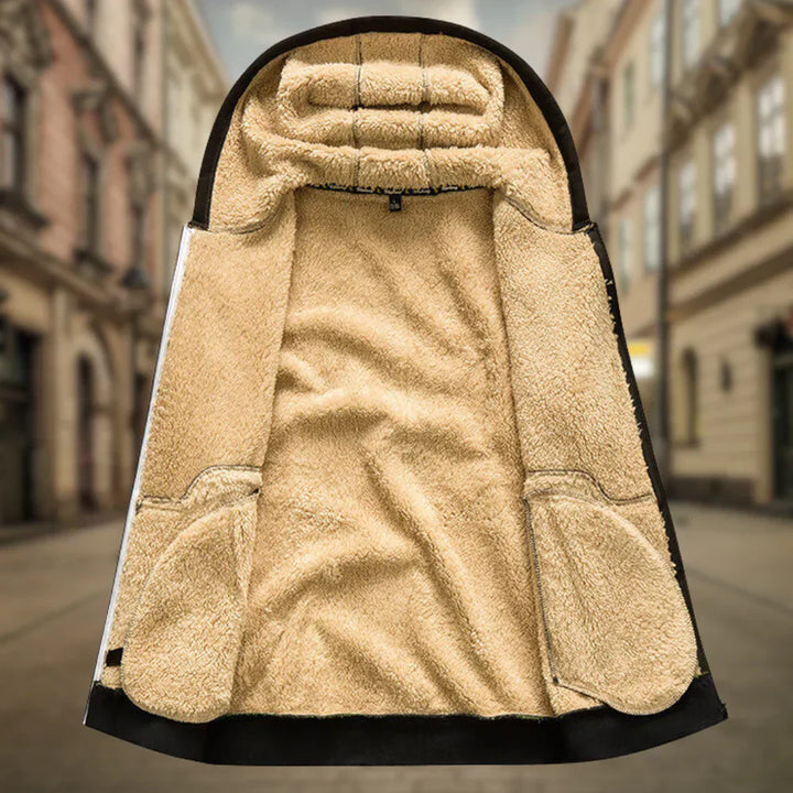 Tibor - Fleece Kapucnis Pulóver Férfiaknak
