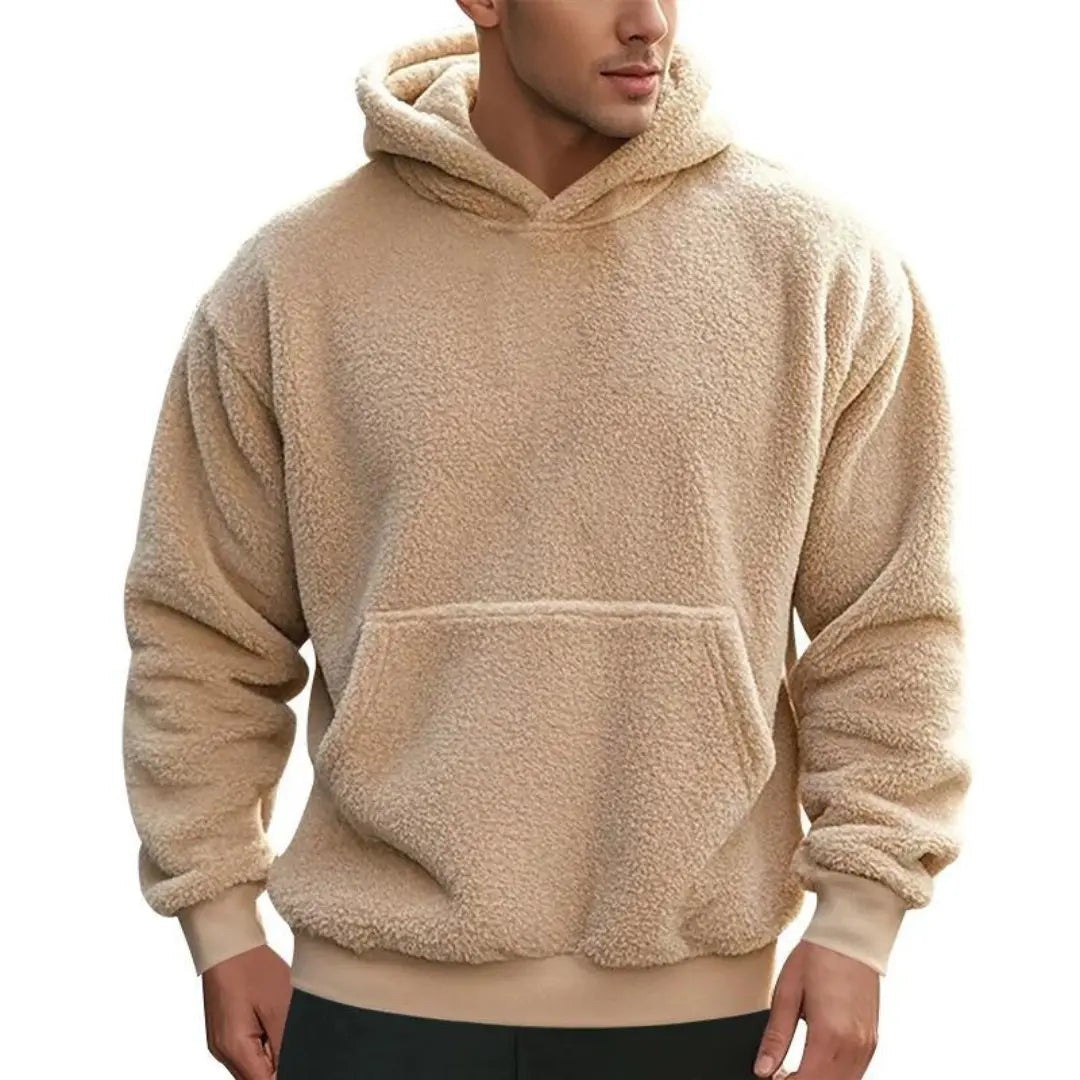 Kornél - Fleece keverék kapucnival