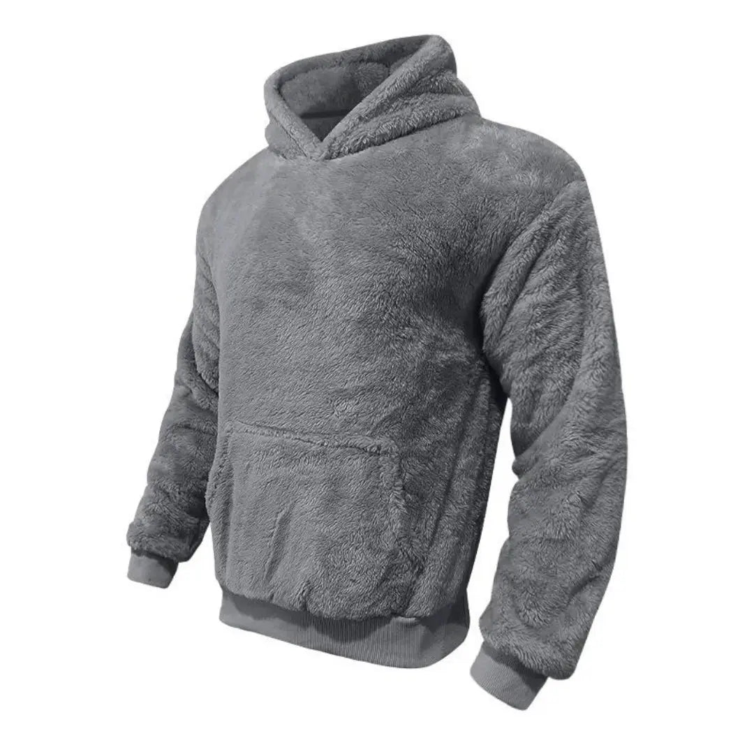 Kornél - Fleece keverék kapucnival