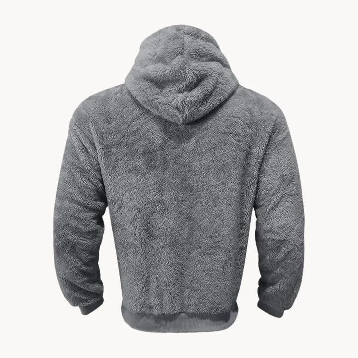 Kornél - Fleece keverék kapucnival