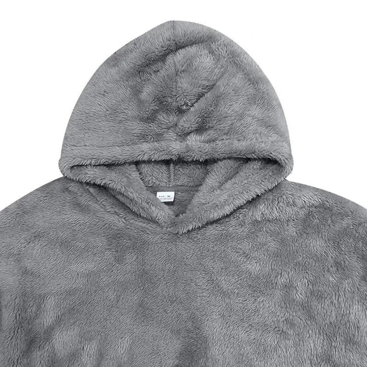 Kornél - Fleece keverék kapucnival