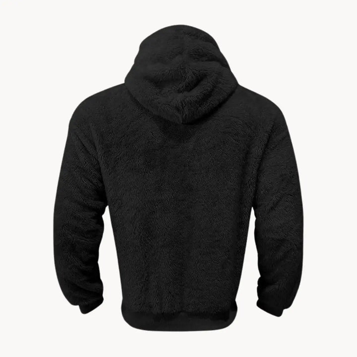 Kornél - Fleece keverék kapucnival