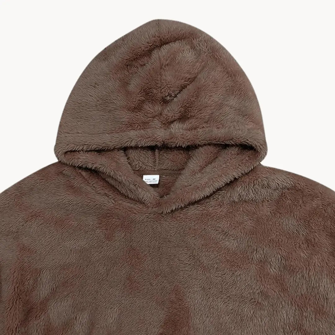 Kornél - Fleece keverék kapucnival