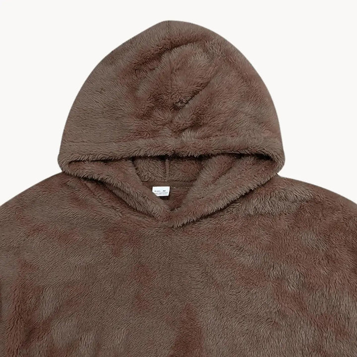 Kornél - Fleece keverék kapucnival