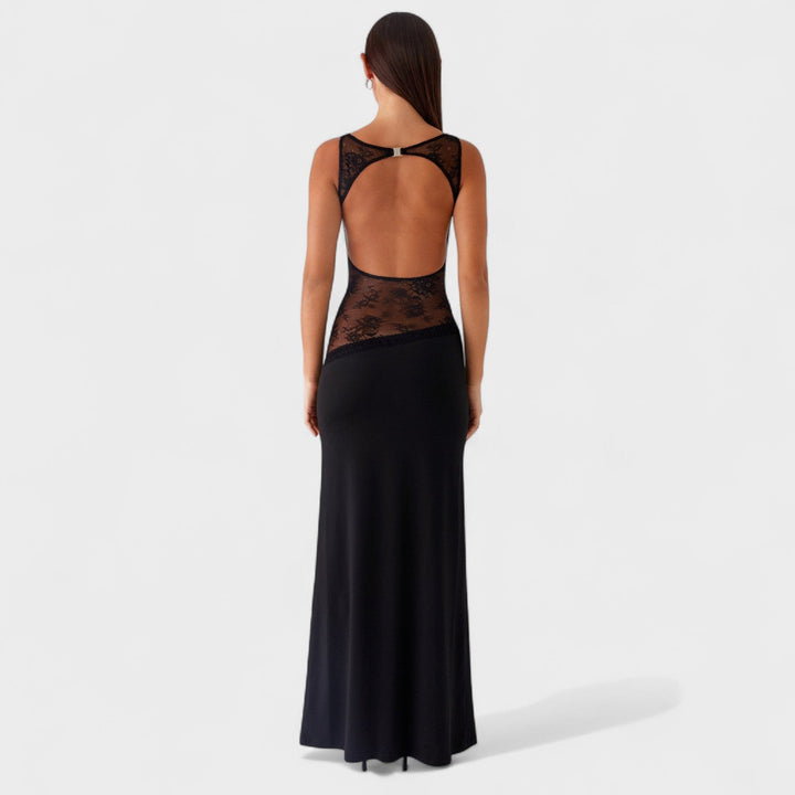 Kinga - Hosszú csipke ruha