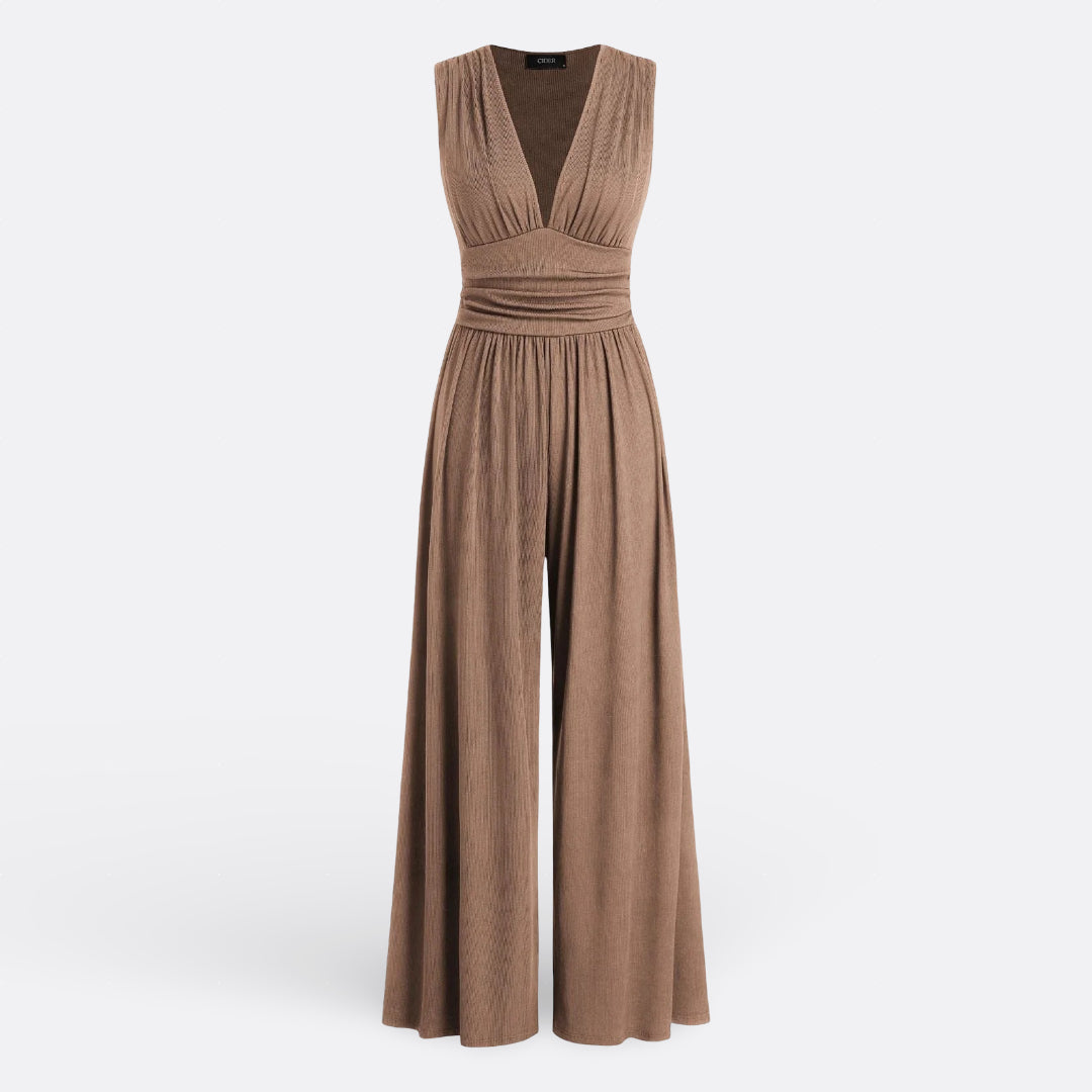 Piroska - Ujjatlan, Széles Szárú Elegáns Overall