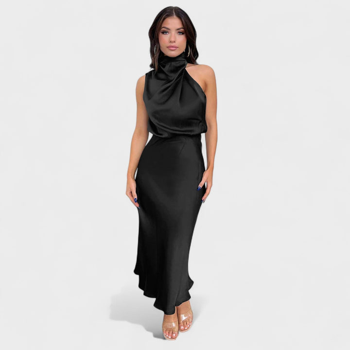 Kinga - Szatén elegancia ruha