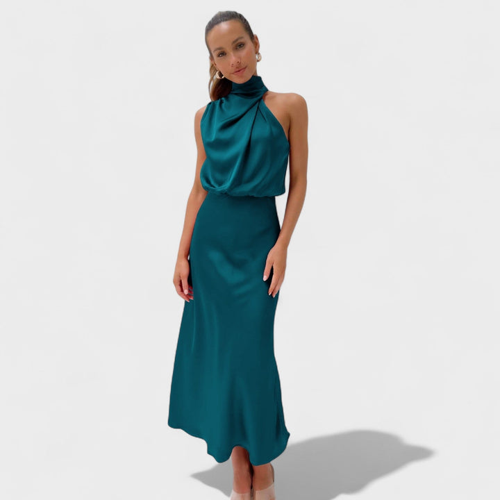 Kinga - Szatén elegancia ruha