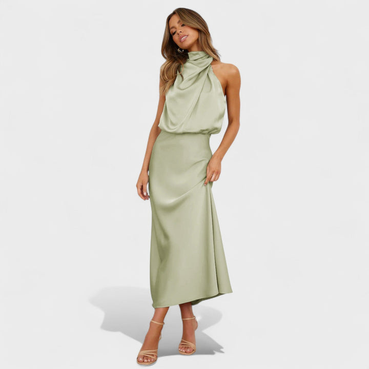 Kinga - Szatén elegancia ruha
