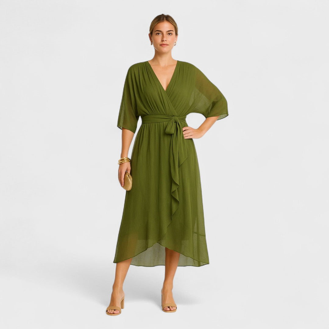 Csilla - Elegáns ruha derékkal
