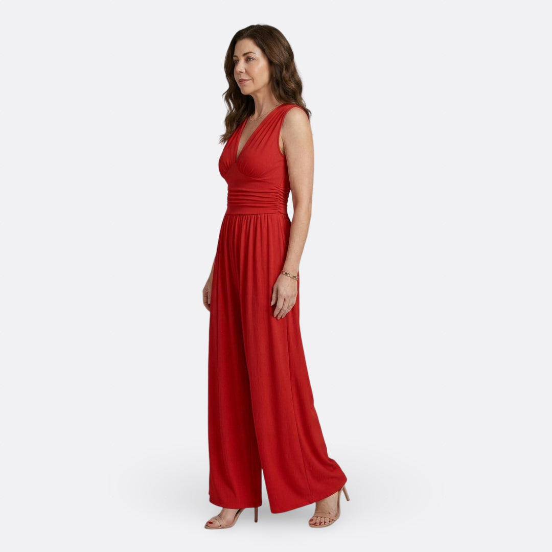 Piroska - Ujjatlan, Széles Szárú Elegáns Overall