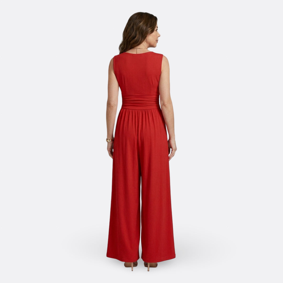 Csilla - Ujjatlan, Széles Lábú Elegáns Overall
