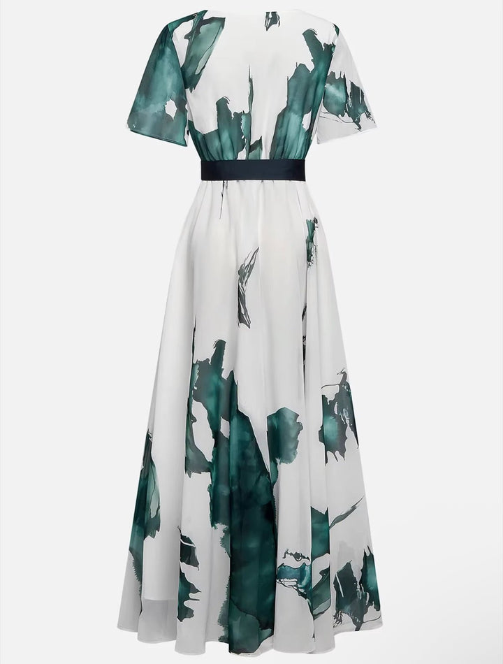 Zsófia - Hosszú Ruha Akril Mintával