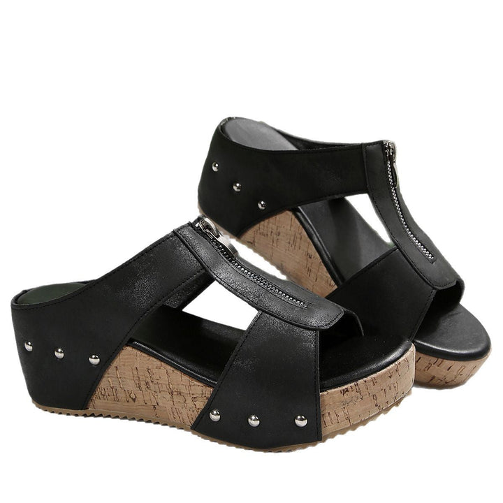 Bernadett - Stílusos Wedge Szandál
