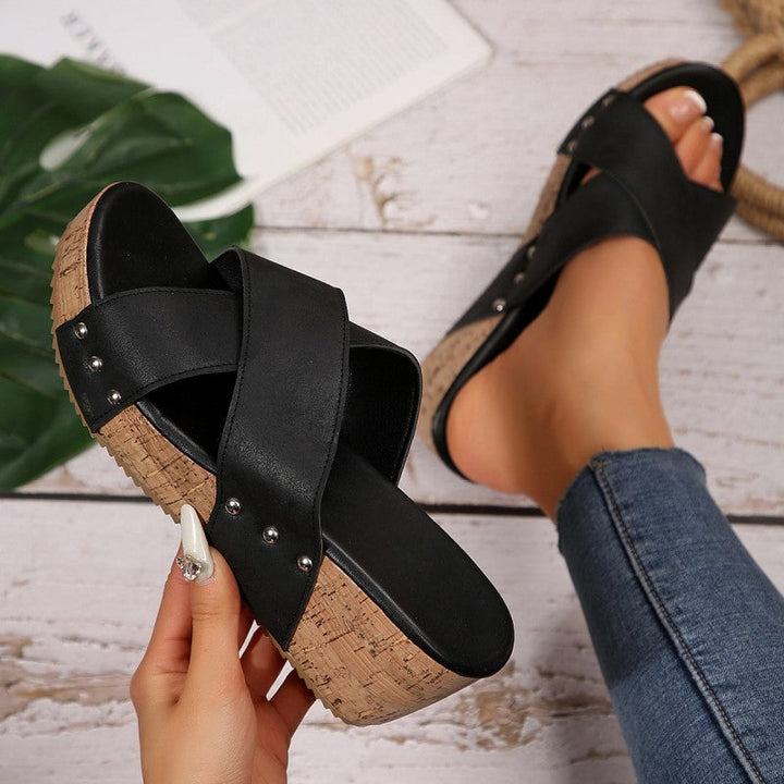 Judit - Boho Wedge Szandálok