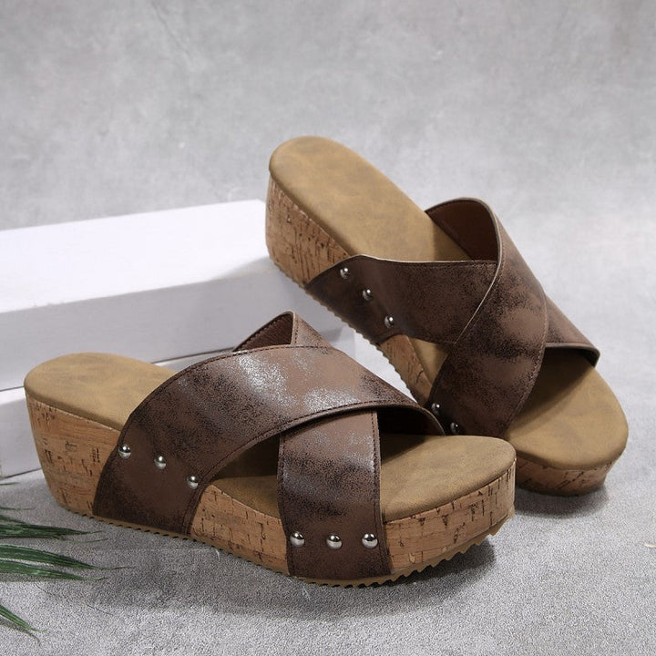 Judit - Boho Wedge Szandálok